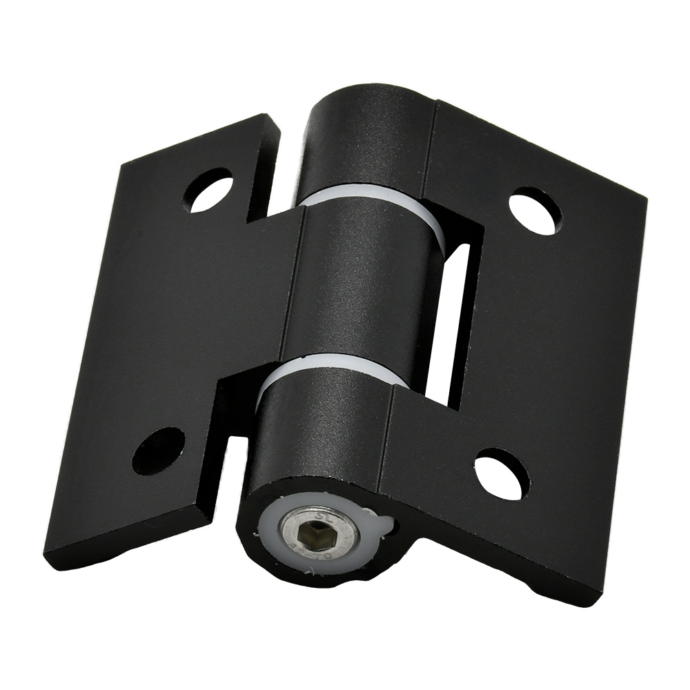 Black/Silver Adjustable Damping 180° Free Positioning Butt Hinge A6063/POM 5960 10N Door Cabinet Hinges Furniture Hardware